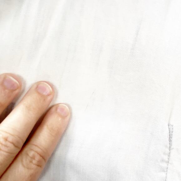 Anthropologie Cloth & Stone XS Womens Faded Gray Button Down Chambray Shirt - Picture 4 of 9